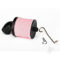 Air filter Body (high volume) / filter support / cap / foam filter, pre-filter / air filter base / wire mount / hardware (1 each)