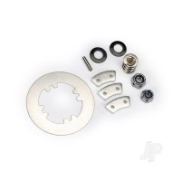 Rebuild kit (heavy duty), slipper clutch (steel disc / aluminium friction pads (3 pcs) / spring (1pc) / 2x9.8mm pin / 5x8mm MW / 5.0mm NL (1pc) / 4.0mm NL (1pc))