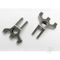 Carriers, stub axle, (Rear) 6061-T6 aluminium (Titanium-anodised)