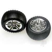 Wheels & Tyres, Assembled Glued (2.8in) (2 pcs)