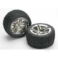 Twin-Spoke Wheels & Tyres, (Pair)