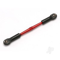 Turnbuckle, aluminium (Red-anodised), Front toe link, 61mm (1pc) (assembled with rod ends and hollow balls) (see part 5539X for complete Set of Jato aluminium turnbuckles)