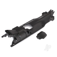 Skid plate, transmission, nylon (Black) / cover