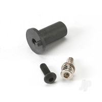 Motor mount hinge post / 4x12mm BCS (1pc) / 4x10mm CS with split and flat washer (1pc)