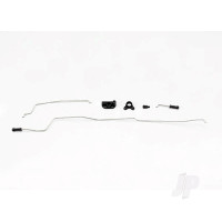 Linkage, locking Differential (includes ball cup, linkage wires) / bellcrank / bellcrank mount / 3x10mm SS