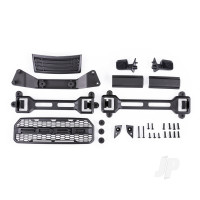 Body accessories kit, 2017 Ford Raptor (includes grille, hood insert, side mirrors, & mounting hardware) (includes latches and latch mounts for clipless mounting)