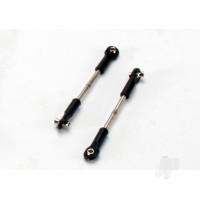 Turnbuckles, toe links, 61mm (Front or Rear) (2 pcs) (assembled with rod ends and hollow balls)