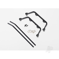 Landing skid Set (Black-anodised) / screws (4 pcs) (assembled)