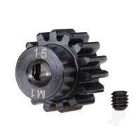 15-T Pinion Gear (machined) (1.0 metric pitch) Set (fits 5mm shaft)