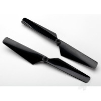 Rotor blade Set, Black (2 pcs) / 1.6x5mm BCS (2 pcs)