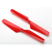 Rotor blade Set, Red (2 pcs) / 1.6x5mm BCS (2 pcs)