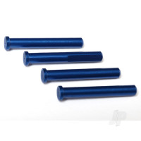 Main shaft, 7075-T6 aluminium, Blue-anodised (4 pcs) / 1.6x5mm BCS (4 pcs)