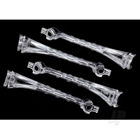 LED lens, Clear (4 pcs)