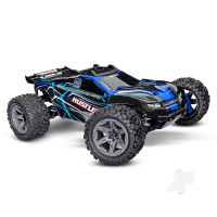 Rustler 4X4 BL-2S 1:10 4WD RTR Stadium Truck, Blue (+ TQ 2-ch, BL-2S, 3300kV, 2S LiPo, USB-C Charger)