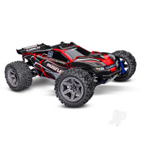 Rustler 4X4 BL-2S 1:10 4WD RTR Stadium Truck, Red (+ TQ 2-ch, BL-2S, 3300kV, 2S LiPo, USB-C Charger)