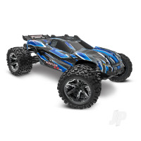 Rustler 4X4 HD VXL 1:10 4WD RTR Brushless Electric Monster Truck, Blue (+ TQi 2-ch, TSM, VXL-3s, Velineon 3500kV, Extreme HD Kit, Clipless ProGraphix Body)