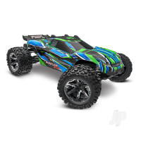 Rustler 4X4 HD VXL 1:10 4WD RTR Brushless Electric Monster Truck, Green (+ TQi 2-ch, TSM, VXL-3s, Velineon 3500kV, Extreme HD Kit, Clipless ProGraphix Body)