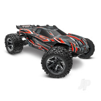 Rustler 4X4 HD VXL 1:10 4WD RTR Brushless Electric Monster Truck, Red (+ TQi 2-ch, TSM, VXL-3s, Velineon 3500kV, Extreme HD Kit, Clipless ProGraphix Body)