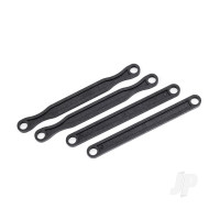 Camber link set (plastic / non-adjustable) (Front & Rear) (Black)