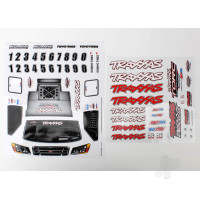 Decal sheets, 1:16 Slash 4WD team truck