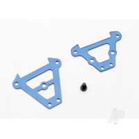 Bulkhead, tie bars, Front & Rear (Blue-anodised aluminium) / 2.5x6 CS (1pc)