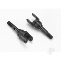 Stub axle, Steel (2 pcs) / yokes (2 pcs) (assembled)