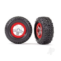 Wheels & Tyres, Assembled Glued SCT Off-Road Racing Tyres (1 Each, Right and Left)