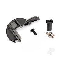 Cover, gear / motor mount hinge post / 3x10mm CS with split and flat washers (1pc) / 3x8mm BCS (1pc)