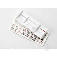 Wing, 1:16 E-Revo (White) / decal sheet
