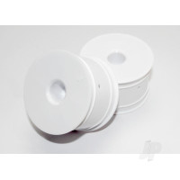 Wheels, Dished 2.2in (White) (2 pcs)