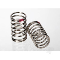 Spring, shock (nickel finish) (GTR) (2.77 rate, Pink) (1 pair)