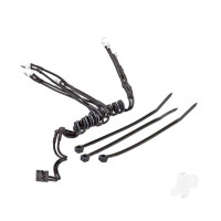 LED lights, chassis harness (4 clear, 2 red) (1)/ wire tie (3) (requires power supply #7286)