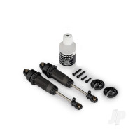Shocks, GTR XX-long (Grey) (assembled) (2) (without springs)