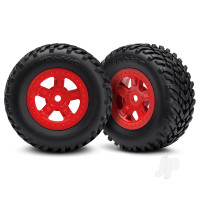Wheels & Tyres, Assembled Glued SCT Off-Road Racing Tyres (1 Each, Right and Left)