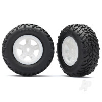 Wheels & Tyres, Assembled Glued SCT Off-Road Racing Tyres (1 Each, Right and Left)
