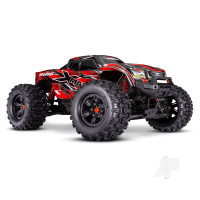 X-Maxx Belted 8S 4WD Electric Monster Truck, Red (+ TQi 2-ch, VXL-8s, Velineon 1200XL, TSM, Belted Tyres)