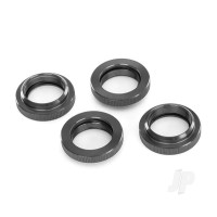 Spring retainer (adjuster), Grey-anodised aluminium, GTX shocks (4 pcs) (assembled with o-ring)