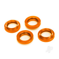 Spring retainer (adjuster), Orange-anodised aluminium, GTX shocks (4 pcs) (assembled with o-ring)
