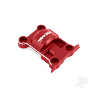 Cover, gear (Red-anodised 6061-T6 aluminium)