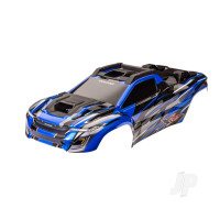 Body, XRT, Blue (painted, decals applied) (assembled with front & rear body supports for clipless mounting, roof & hood skid pads)
