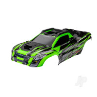 Body, XRT, Green (painted, decals applied) (assembled with front & rear body supports for clipless mounting, roof & hood skid pads)