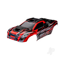 Body, XRT, Red (painted, decals applied) (assembled with front & rear body supports for clipless mounting, roof & hood skid pads)