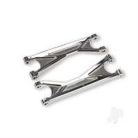Suspension arms, chrome, upper (left or right, front or rear), heavy duty (2)