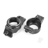 Caster blocks (c-hubs), 6061-T6 aluminium (Grey-anodised), left & right