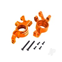 Steering blocks, 6061-T6 aluminium (Orange-anodised), left & right