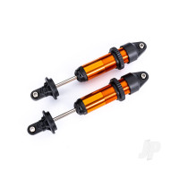 Shocks, GTX, medium (aluminium, Orange-anodised) (fully assembled without springs) (2 pcs)