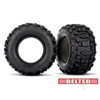 Tyres, Sledgehammer (belted, dual profile (4.3in outer, 5.7in inner)) (left & right) / foam inserts (2)
