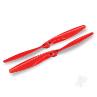 Rotor blade Set, Red (2 pcs) (with screws)
