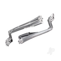 LED lens, Front, Clear (left & right)