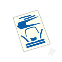 Decals, high visibility, Blue